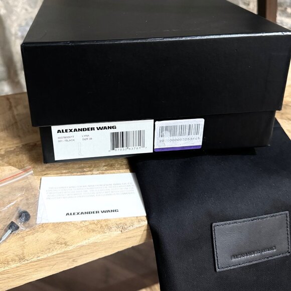 Alexander Wang Black Lyra Over the Knee Lace Studded Boots - Picture 2 of 15